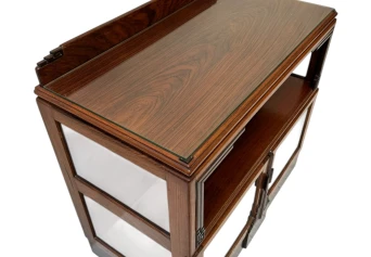 Art Deco Amsterdamse School Display Cabinet, 1920s